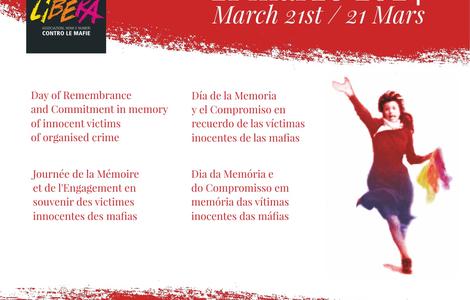 XXIX Jornada de la Memoria y Compromiso en recuerdo de las víctimas inocentes de la mafia