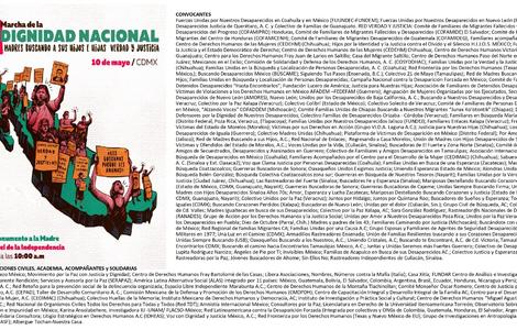 CONVOCANTES XI MARCHA DIGNIDAD